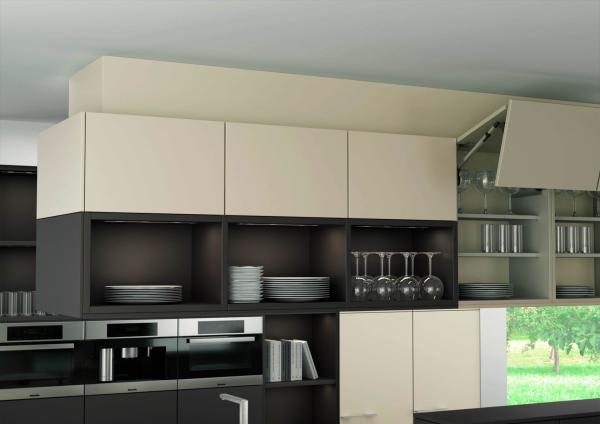 Leicht New York modern open cabinets